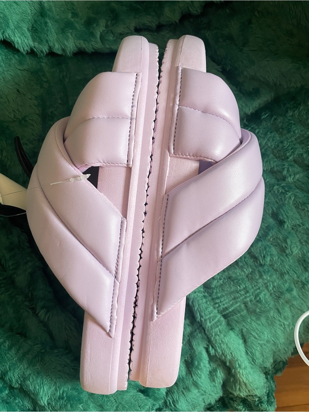 NO BOUNDARIES Lilac Padded Slide Sandals - Women's size 10 NWT - Picture 6 of 8